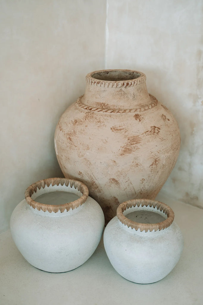 Bazar Bizar - Vase 'Styly' (Béton Naturel, L)