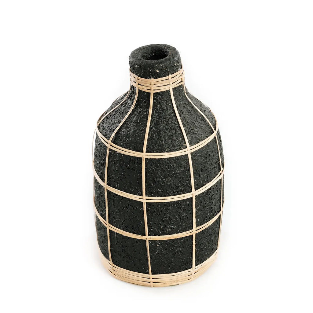 Bazar Bizar - Vase 'Whoopy' (Noir Naturel, L)