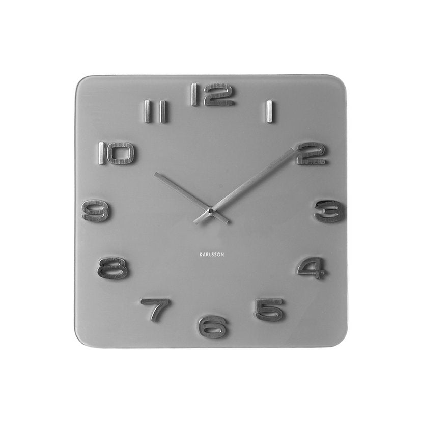 Karlsson - Horloge Murale Vintage Carrée (Ø0,3cm) - KA5488GY