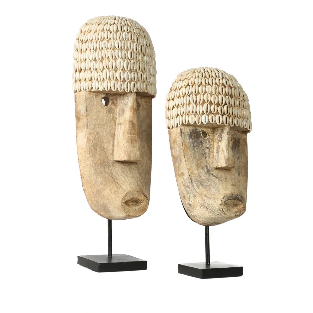 Bazar Bizar - Masker op standaard 'Cowrie Mask' (Medium)