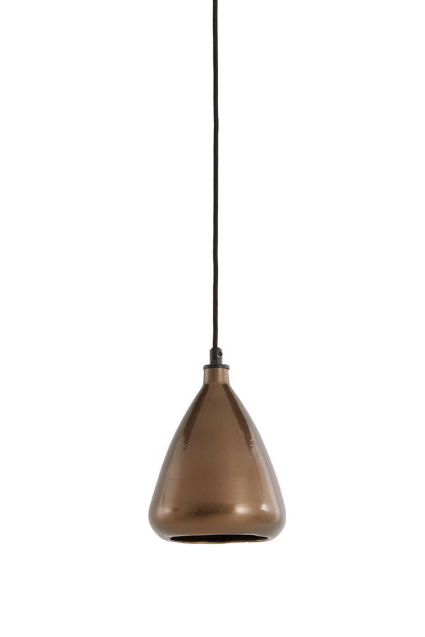 Light & Living - Hanglamp 'Desi' (Maat S, Shiny Bronze)