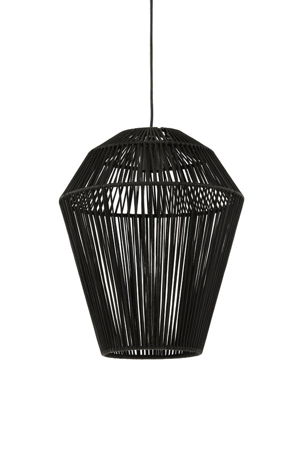 Light &amp; Living - Lampe suspendue 'Deya' (Variante A, Noir Mat)