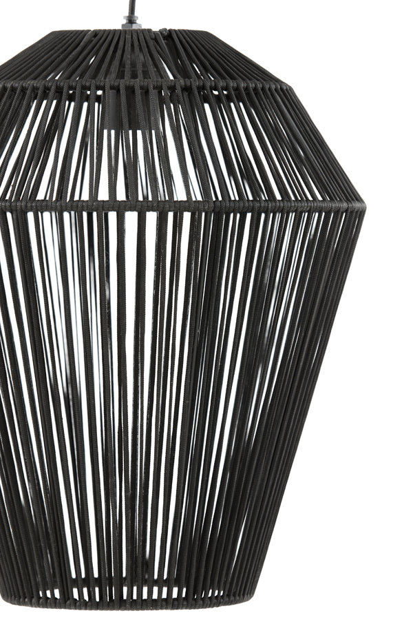 Light &amp; Living - Lampe suspendue 'Deya' (Variante B, Noir Mat)