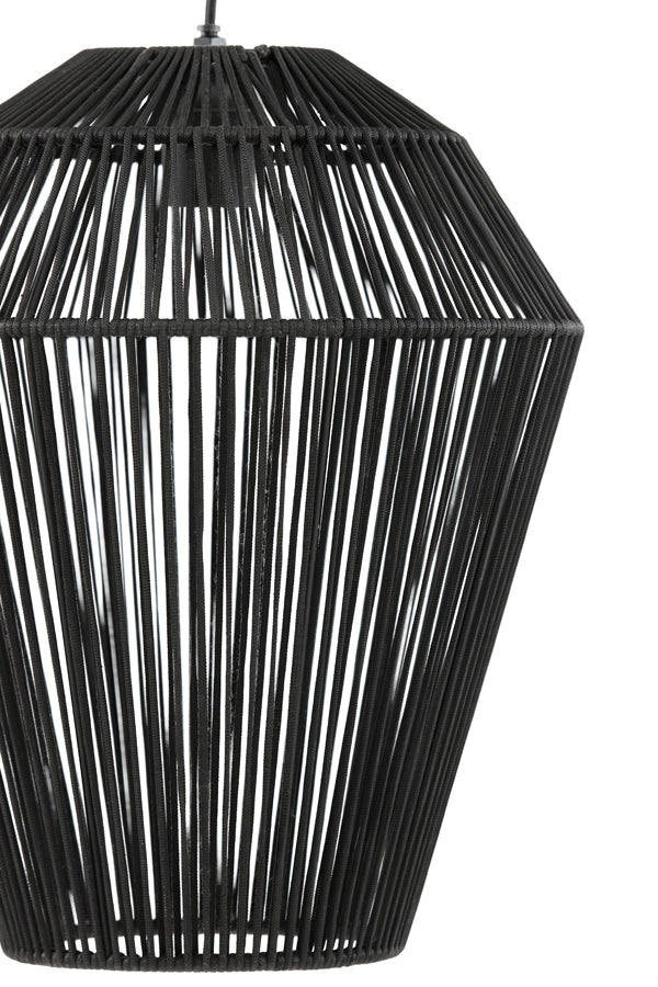 Light &amp; Living - Lampe suspendue 'Deya' (Variante A, Noir Mat)