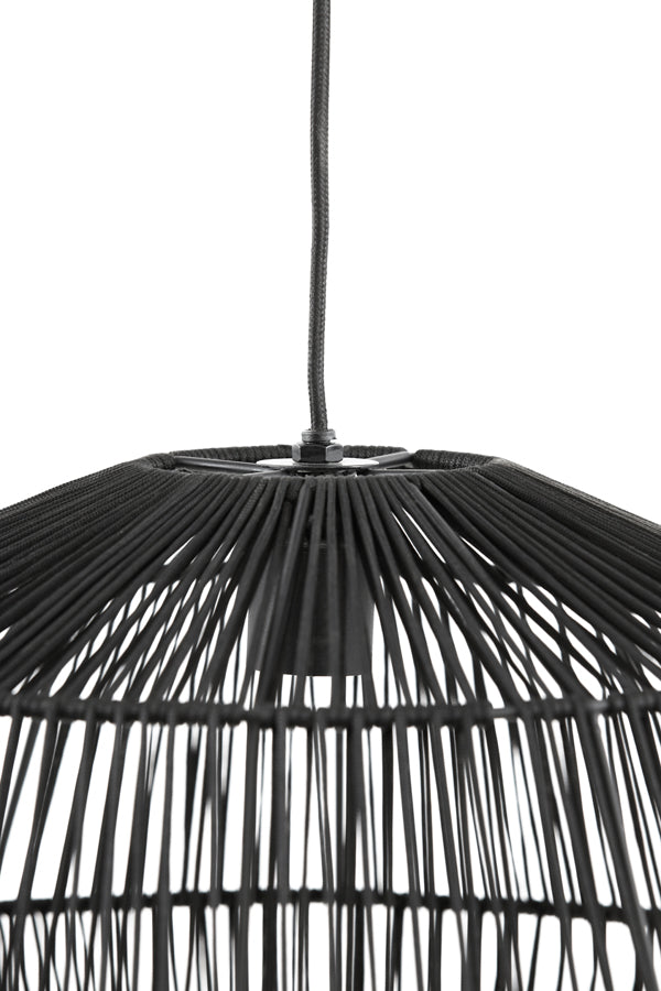 Light &amp; Living - Lampe suspendue 'Deya' (Variante E, Noir Mat)