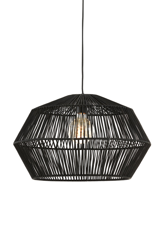 Light &amp; Living - Lampe suspendue 'Deya' (Variante E, Noir Mat)