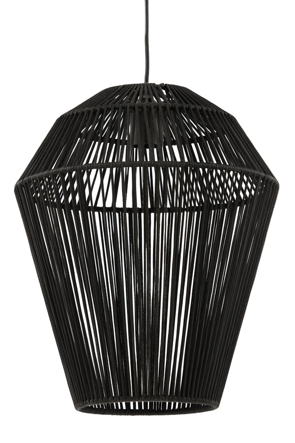 Light &amp; Living - Lampe suspendue 'Deya' (Variante D, Noir Mat)