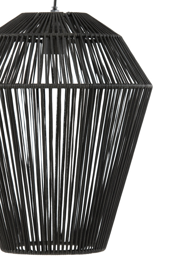 Light &amp; Living - Lampe suspendue 'Deya' (Variante D, Noir Mat)