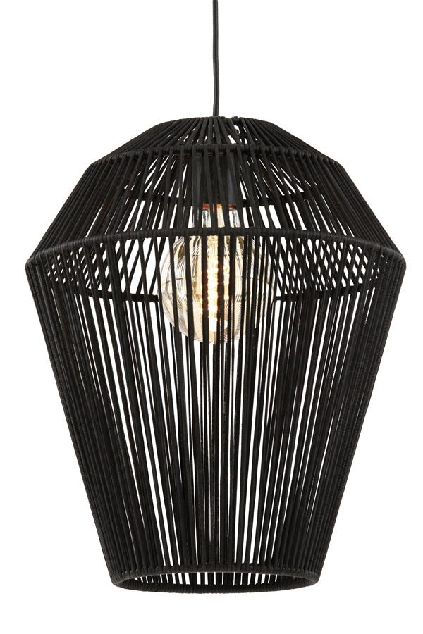 Light &amp; Living - Lampe suspendue 'Deya' (Variante D, Noir Mat)