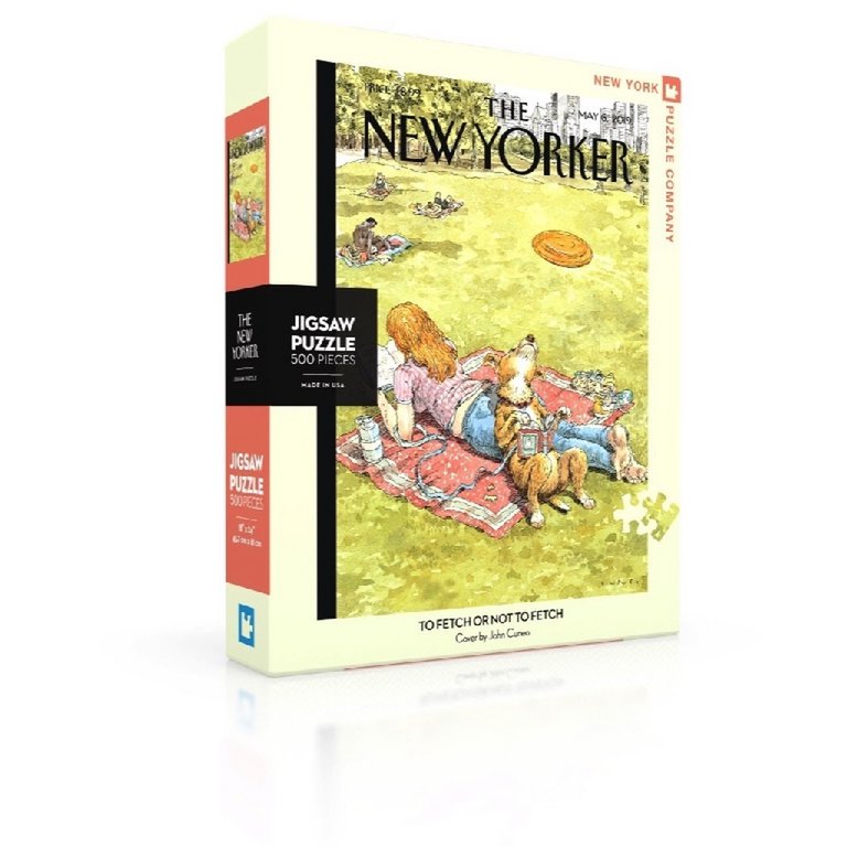 New York Puzzle Company - Puzzle „To Fetch or Not To Fetch“ (500 Teile)