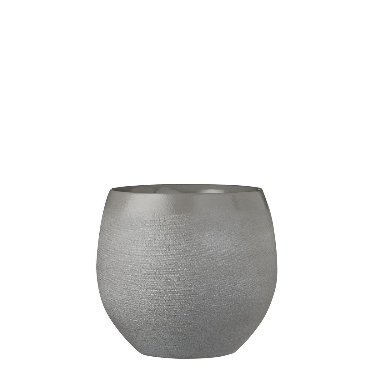 Mica Décorations - Pot de Fleur Douro - H20 x Ø23 cm - Terre Cuite - Gris Clair