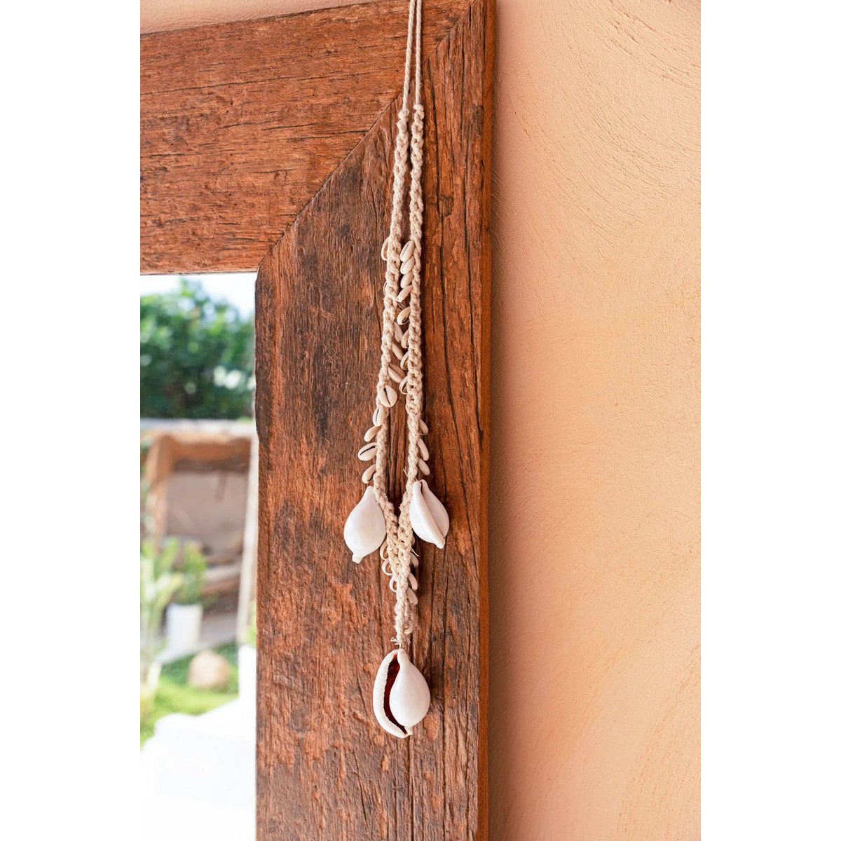 Bazar Bizar - Collier 'Grand Coquillage Cauri Blanc' (Blanc)