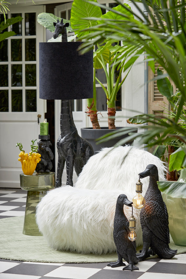 Light &amp; Living - Lampe de table 'Duck' (Taille M, Noir)