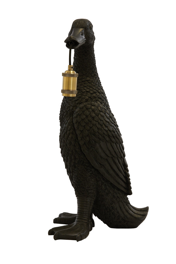 Light &amp; Living - Lampe de table 'Duck' (Taille L, Noir)