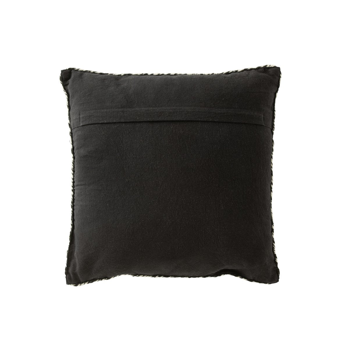 J-Line - Coussin Miami - Polyester - Noir/Blanc