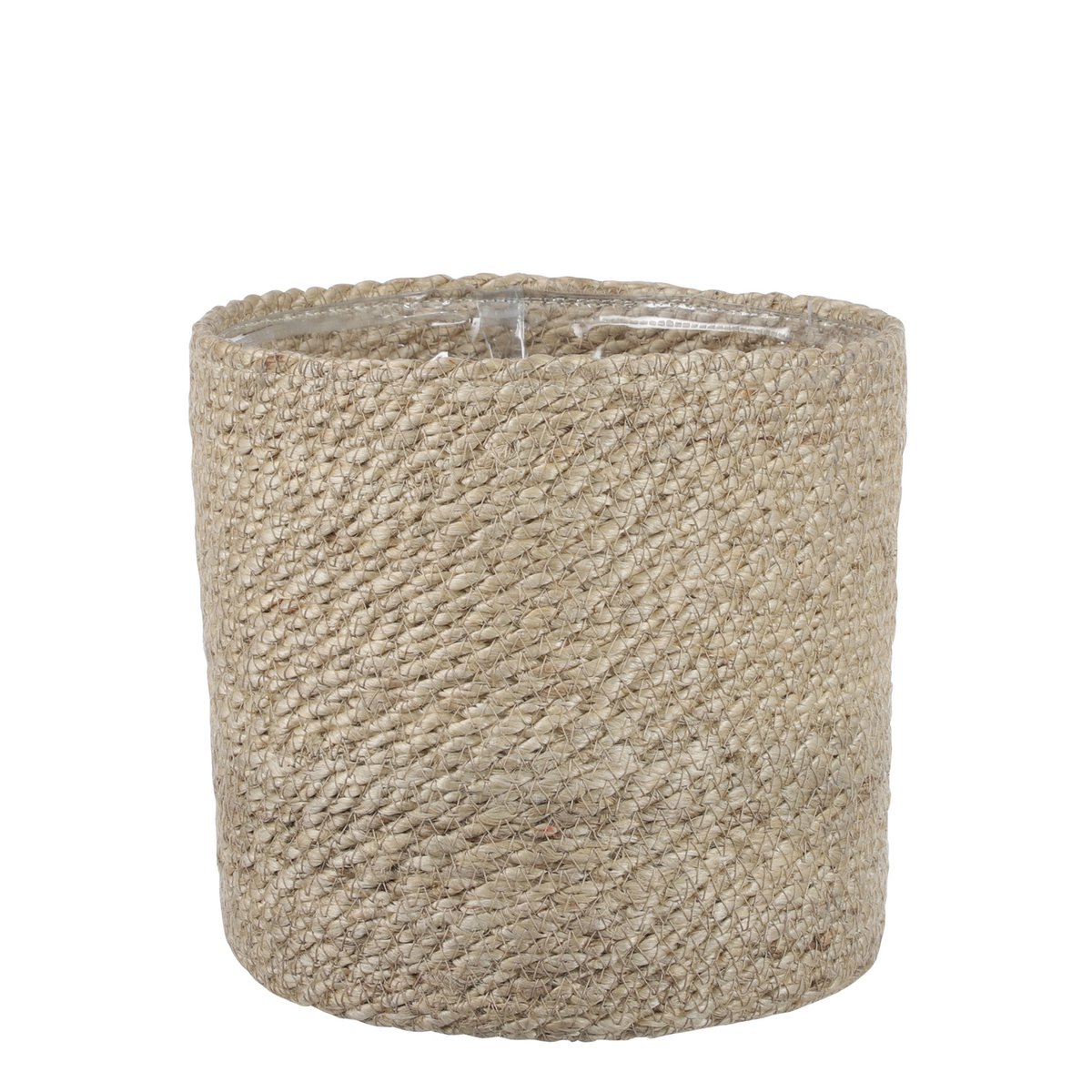 Mica Décorations - Panier à Plantes Atlantic - H20 x Ø20 cm - Jute - Crème