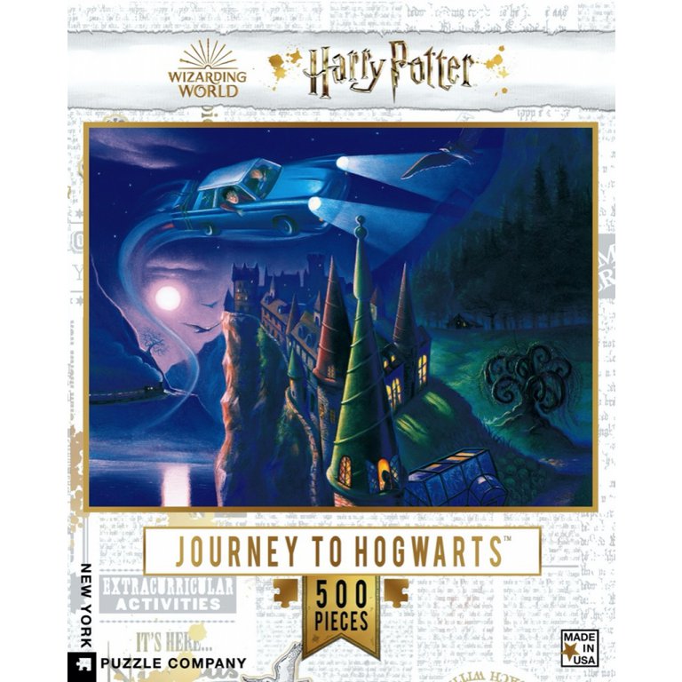 New York Puzzle Company - Puzzle „Reise nach Hogwarts“ (500 Teile)