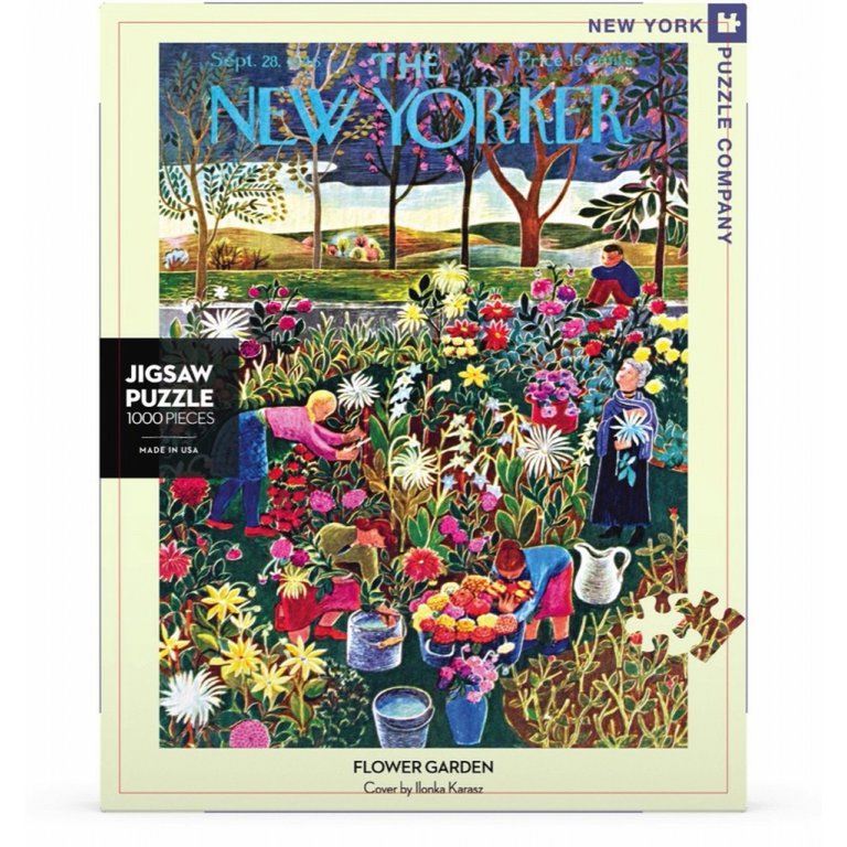 New York Puzzle Company - Puzzel 'Flower Garden' (1000 stukjes)