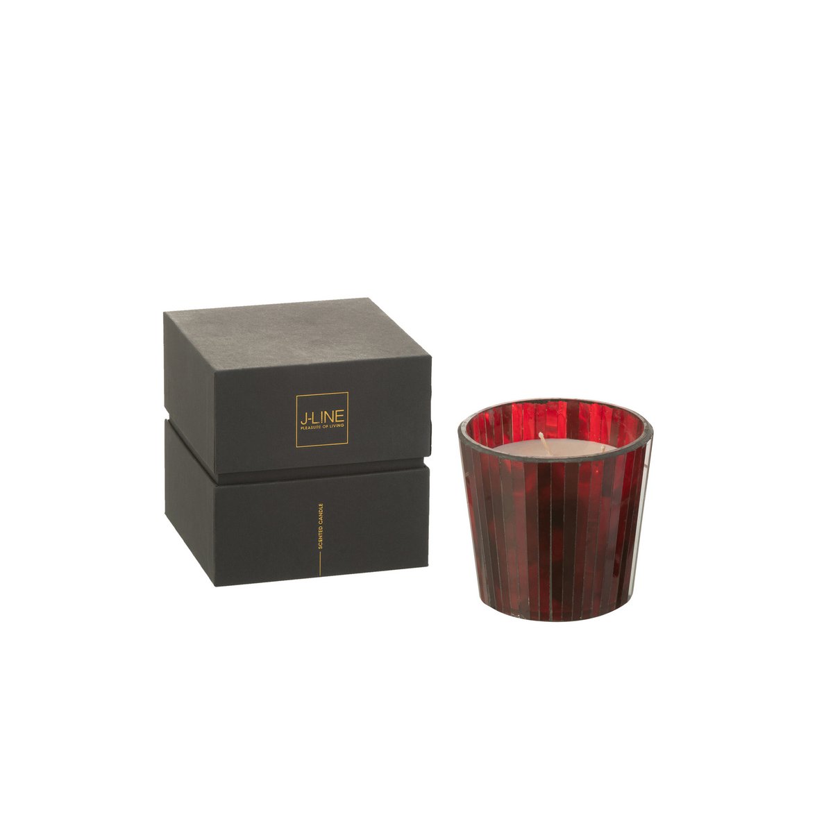 J-Line - Bougie parfumée Noa Ruby - Rouge - S - 35U