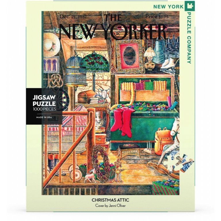 New York Puzzle Company - Puzzel 'Christmas Attic' (1000 stukjes)