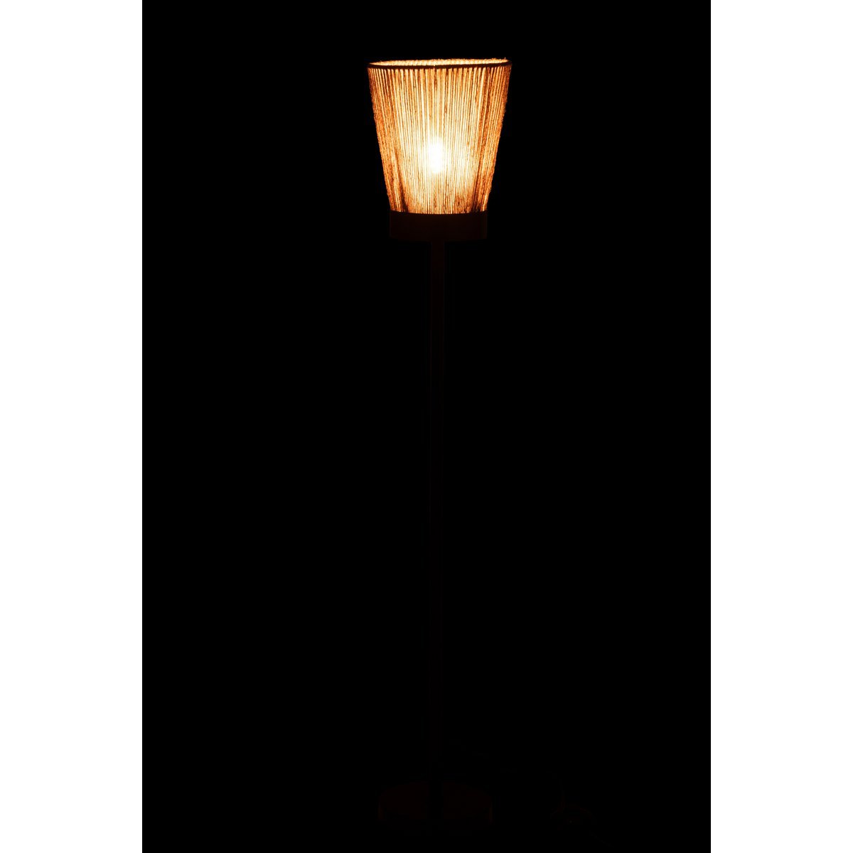 J-Line - Lampadaire 'Luna' (Taille L, Beige, Jute)