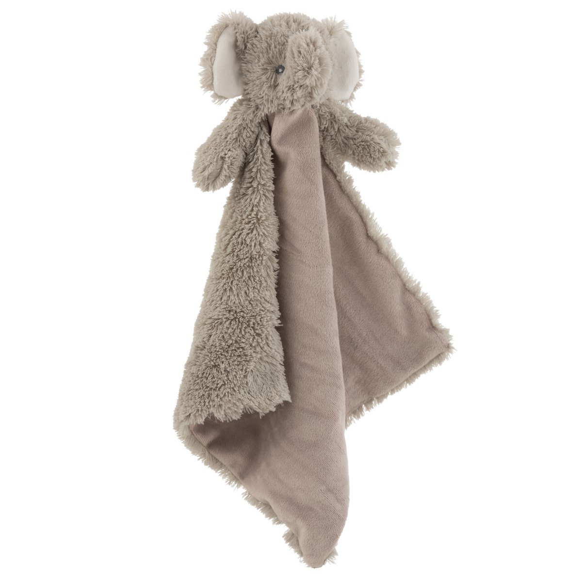 J-Line Doudou Éléphant Peluche Gris