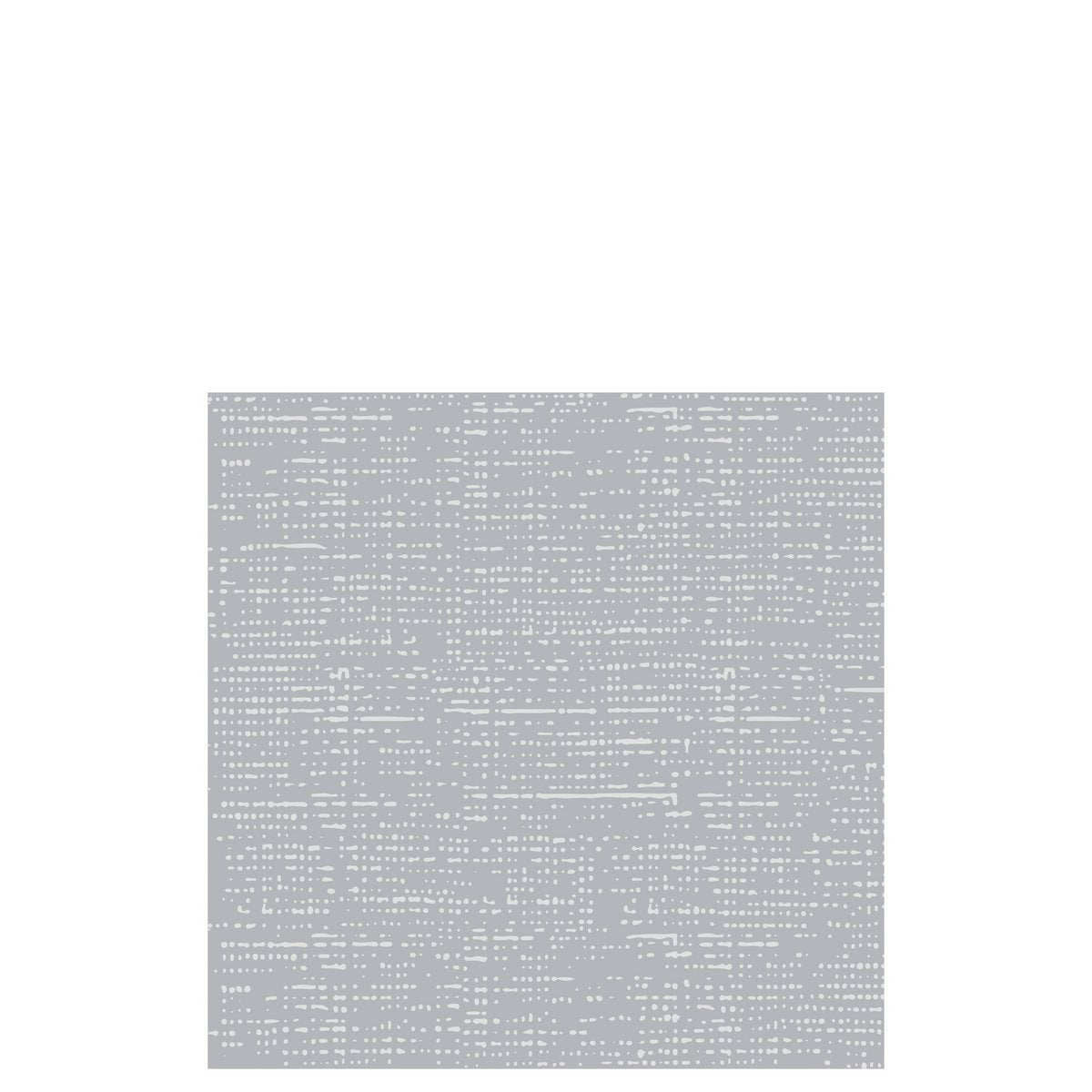 J-Line - Lot de 12 Serviettes en Papier Textile Gris Large