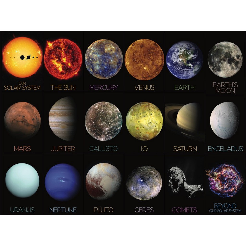 New York Puzzle Company - Puzzel 'The Solar System' (1000 stukjes)