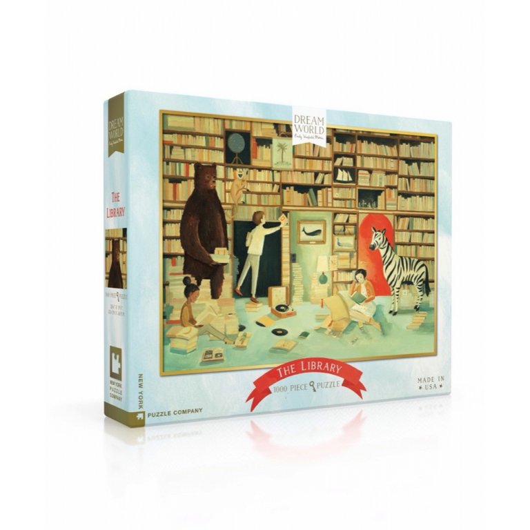 New York Puzzle Company - Puzzel 'The Library' (1000 stukjes)