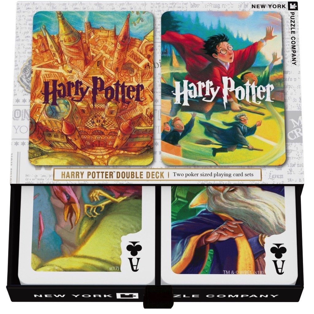 New York Puzzle Company - Speelkaarten 'Harry Potter' (Double Deck)