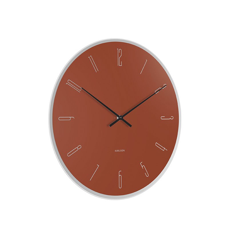 Karlsson - Horloge murale miroir chiffres (Ø40cm) - KA5800BR