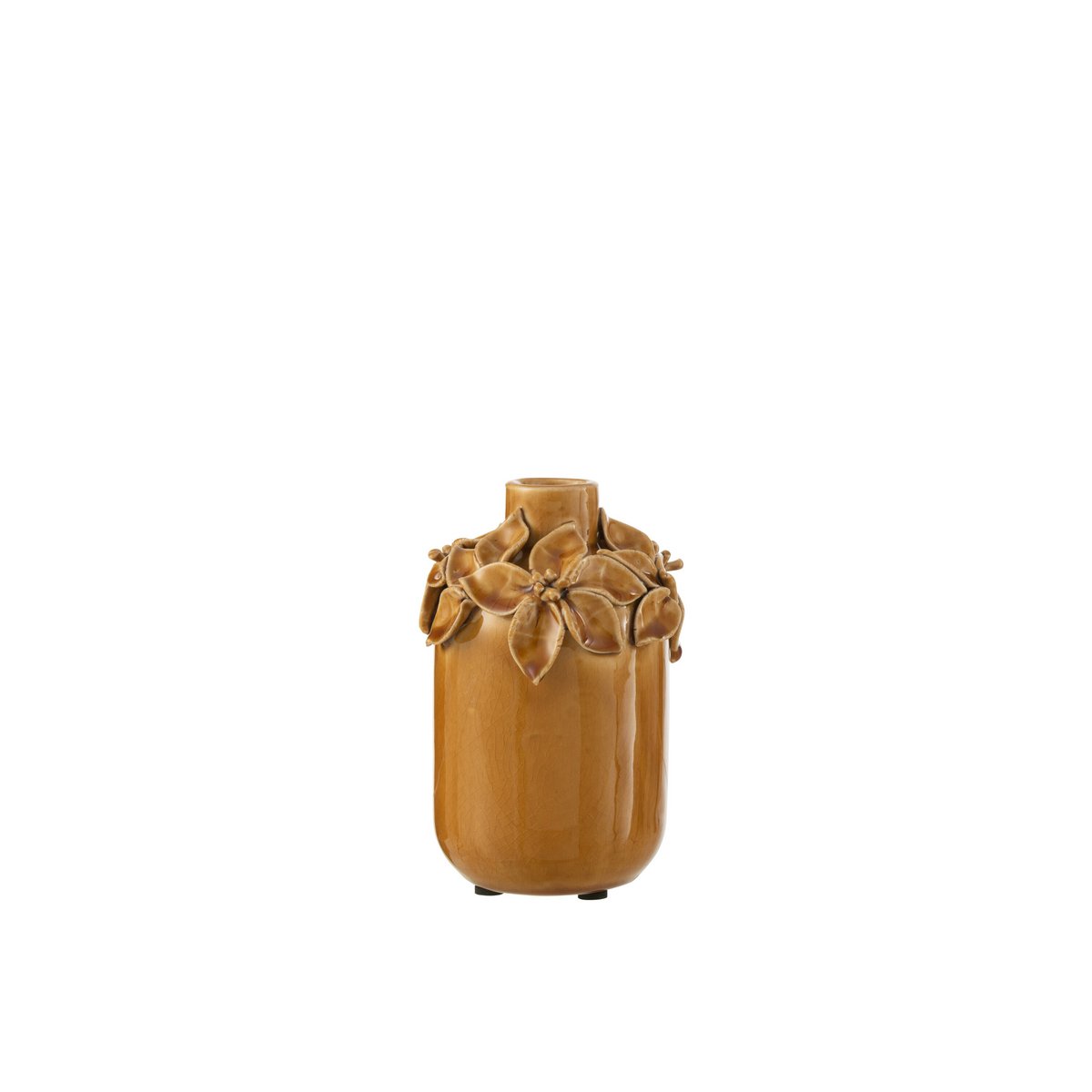 J-Line - Vase 'Fleur' ​​(Ocre, 17cm)