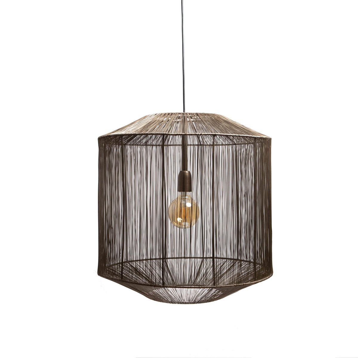 1304 Design - Hanglamp SENNA antiek brons Ø40x43cm