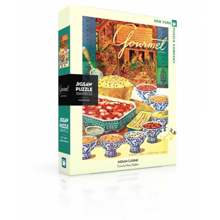 New York Puzzle Company - Puzzle 'Cuisine indienne' (1000 pièces)