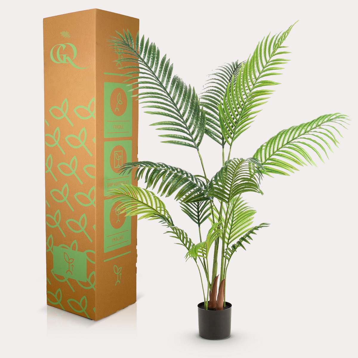 Green BoutiQ - Kunstplant - Howea Forsteriana - 140 cm