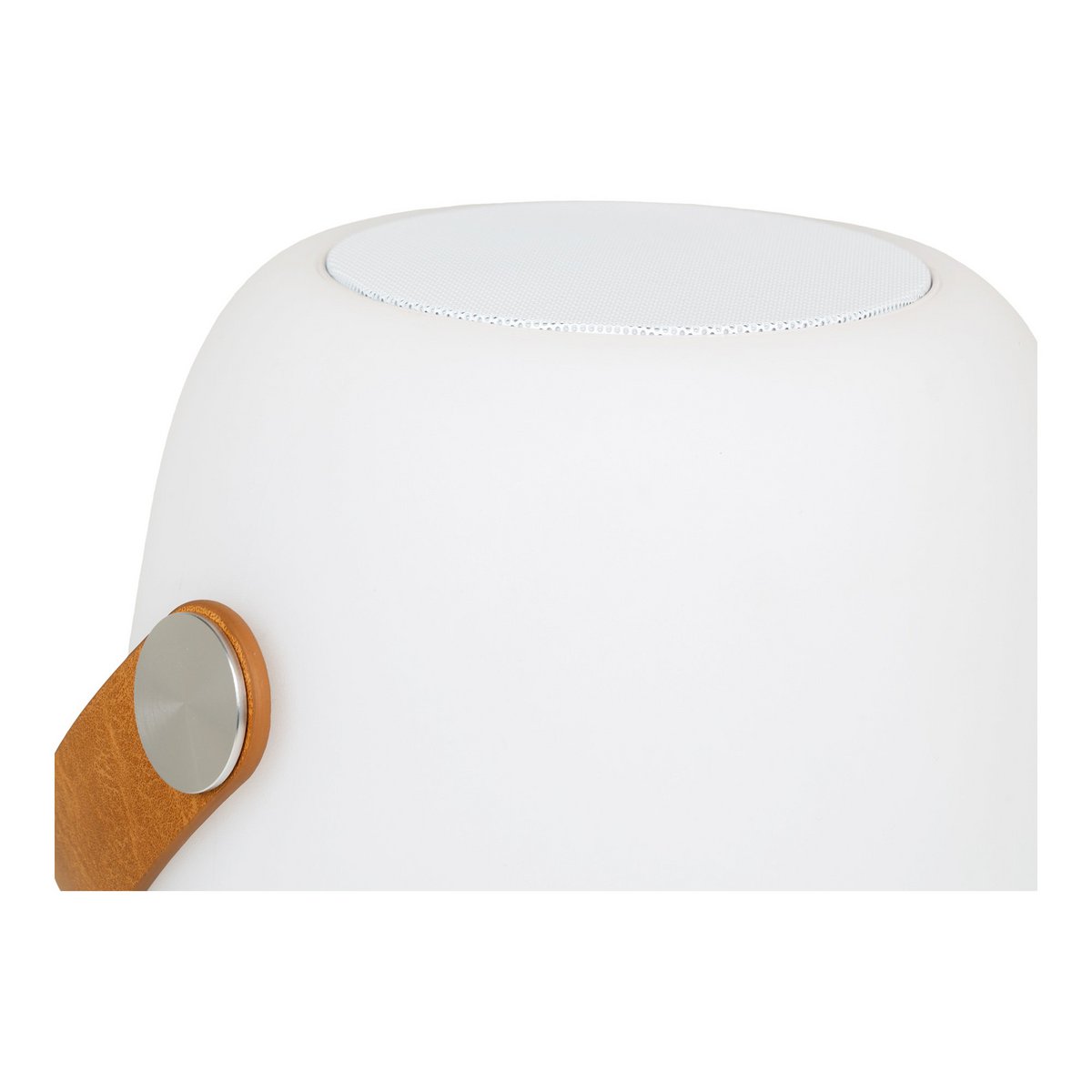 House Nordic - Cardiff LED Lamp - Lampe avec dragonne, rechargeable, haut-parleur Bluetooth, blanc