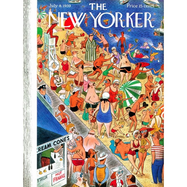 New York Puzzle Company - Puzzel 'Beachgoing' (1000 stukjes)