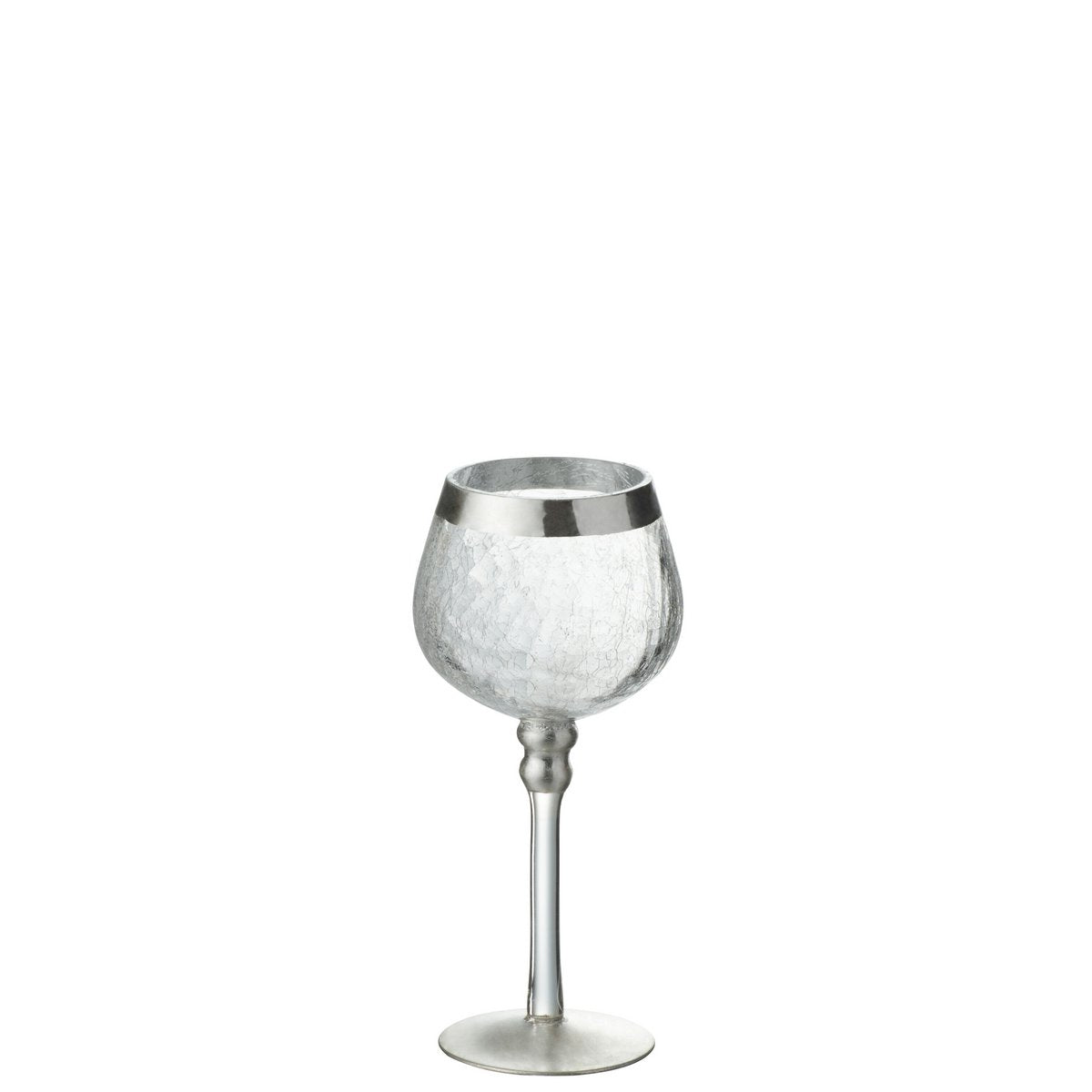 J-Line - Kerzenhalter - Glas - Transparent - Klein