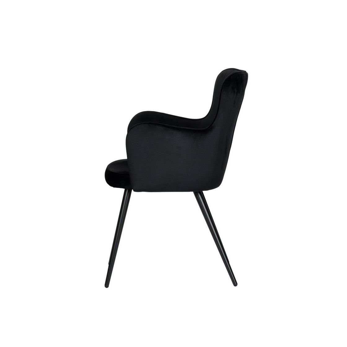 Pole to Pole - Fauteuil à oreilles noir (Lot de 2)