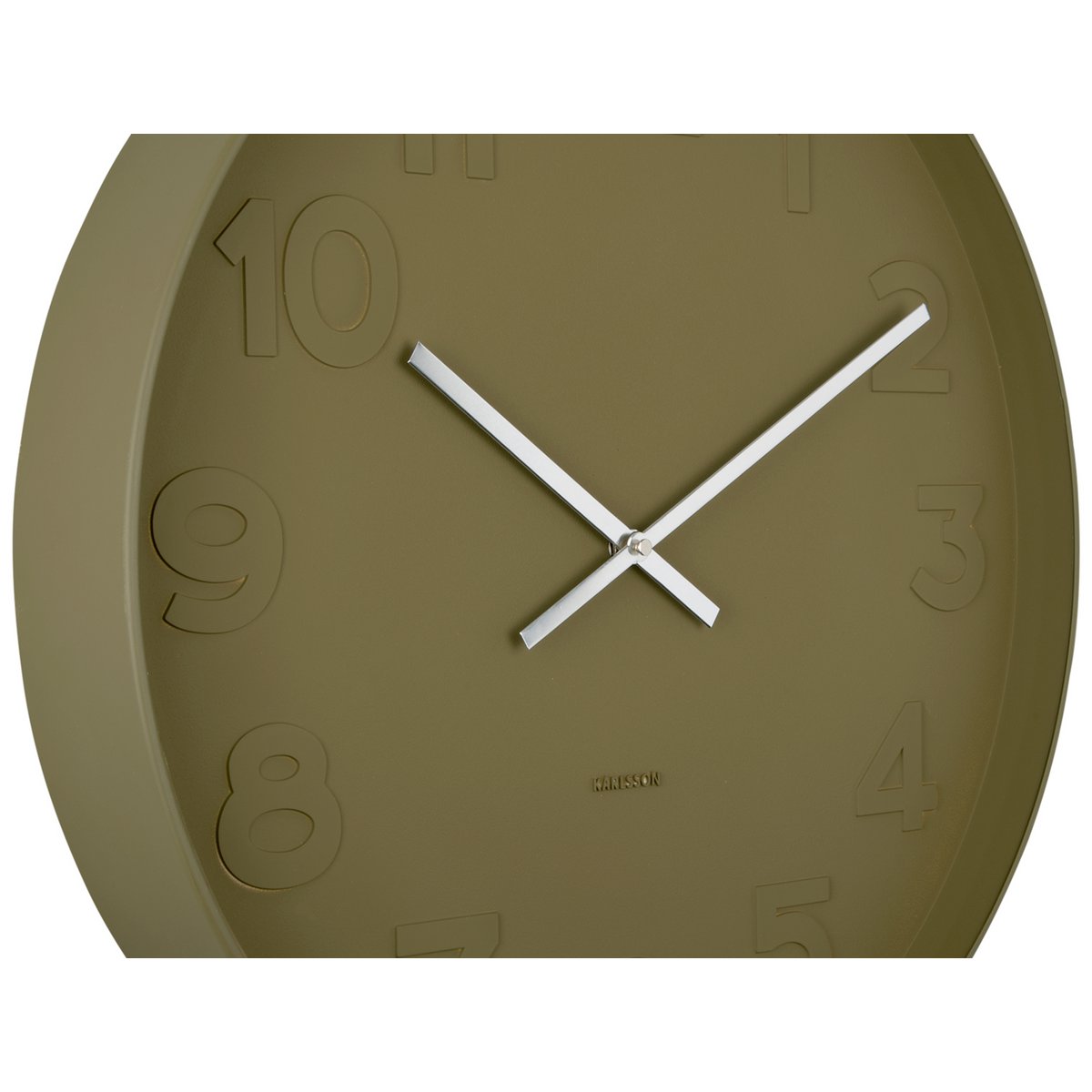 Karlsson - Wanduhr Mr. Green Zahlen Groß