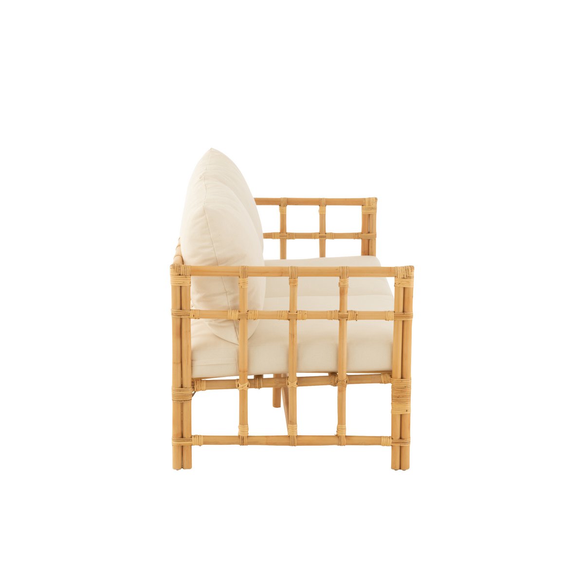 J-Line - Sofa 'Elise' (2-persoons, Wit)