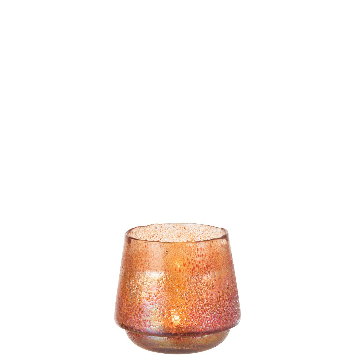 J-Line - Photophore Dots - Verre - Orange - Grand