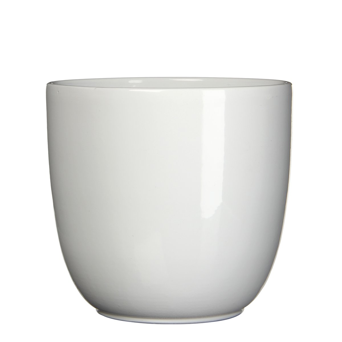 Mica Décorations - Pot de Fleur Tusca - H28,5 x Ø31 cm - Blanc