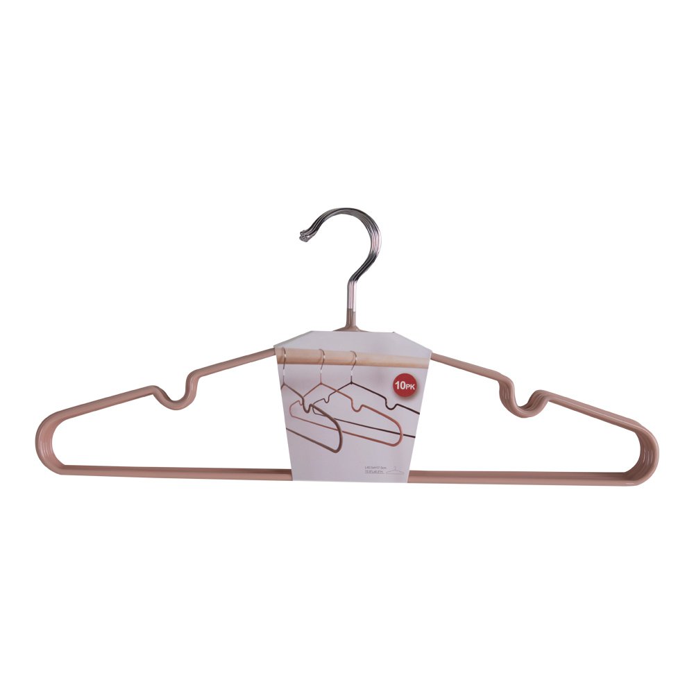 House Nordic - Mass Hangers - Metallbügel mit rosafarbener Beschichtung S/10