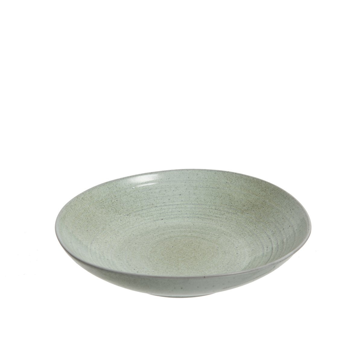 J-Line - Assiette Deep SpeckLED - Porcelaine - Menthe