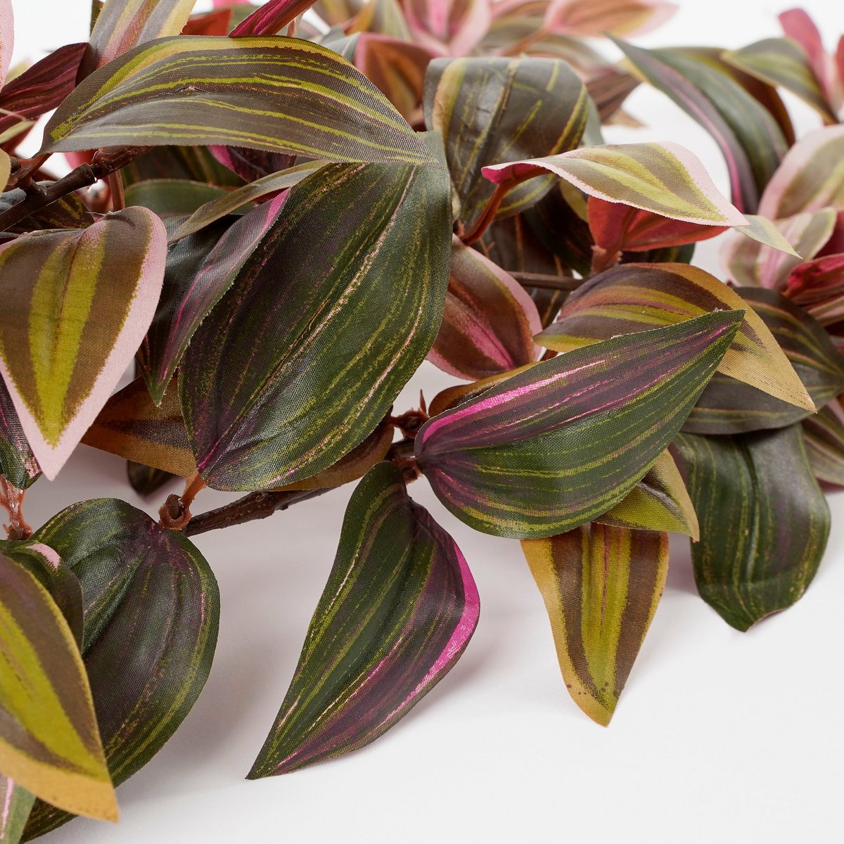 Mica Decorations - Tradescantia Kunst Hangplant - L15 x B20 x H54 cm - Bordeaux