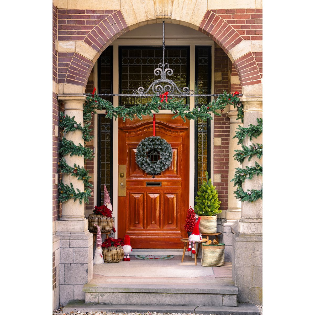 Maison d'Abri® - Pittsburgh Weihnachtskranz - Ø60 cm - Grün