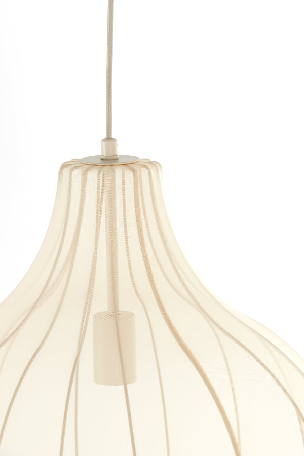 Light &amp; Living - Lampe suspendue 'Elati' (Taille L, Sable)