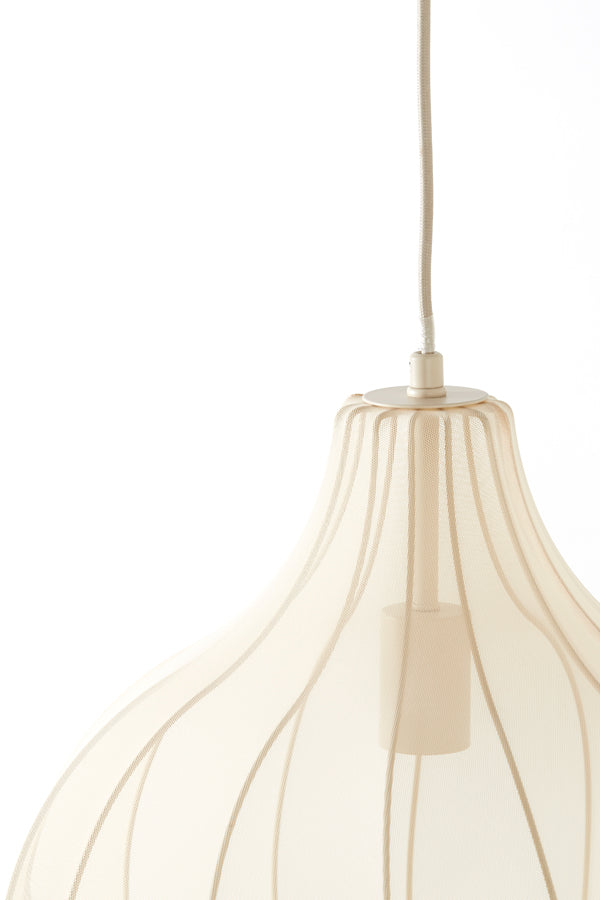 Light &amp; Living - Lampe suspendue 'Elati' (Taille M, Sable)