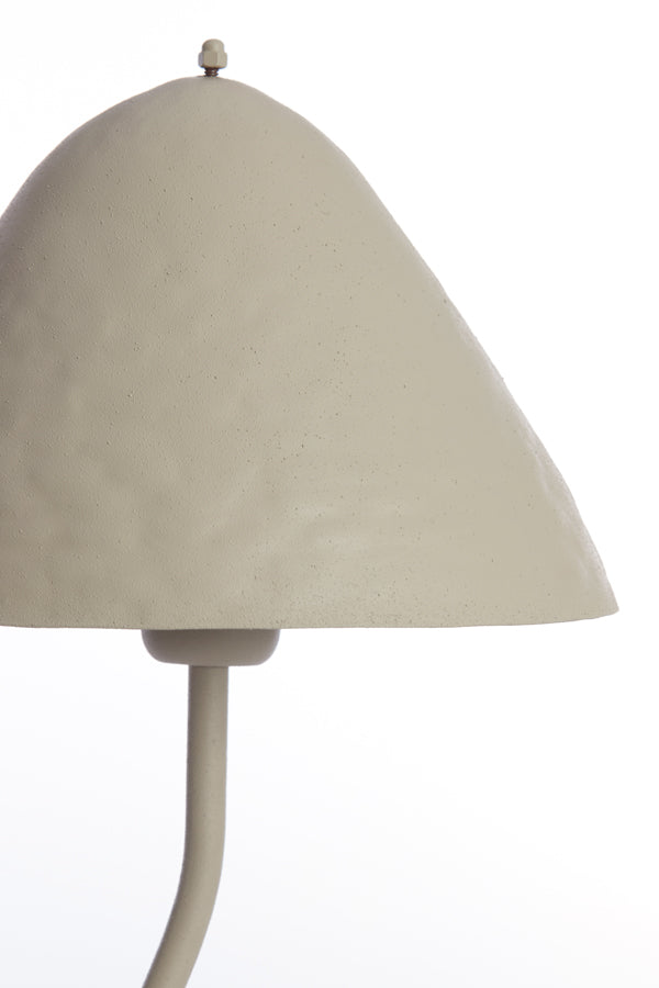 Light &amp; Living - Lampe de table 'Elimo' (Taille S, Gris Clair Mat)